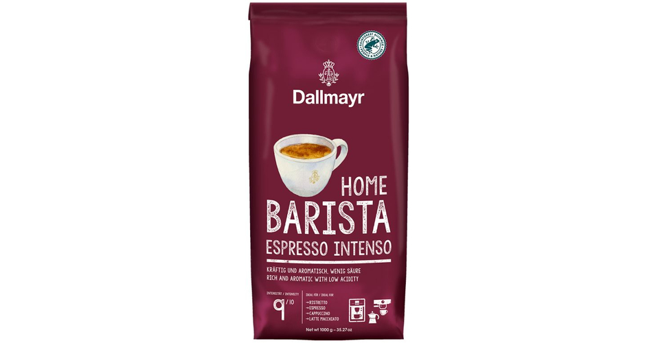 Dallmayr Home Barista Espresso kg Intenso szemes 1 kávé
